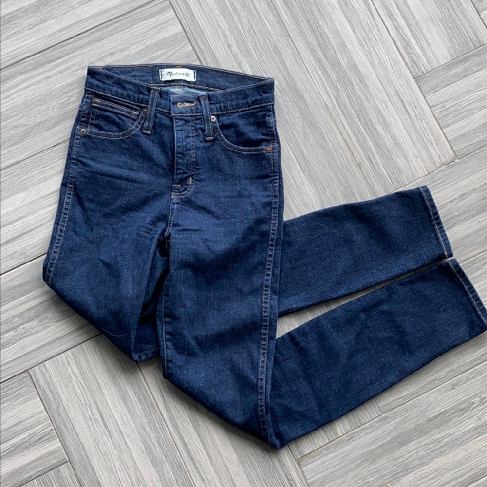 Madewell 10” high rise skinny